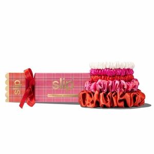 Slip Silk Scarlet Scrunchies Set